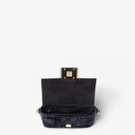 FENDI Baguette® Mini Blue and black FF sequin bag - Image 3